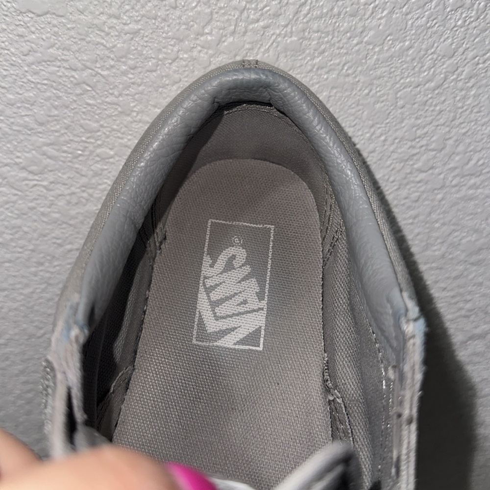 Vans Velcro Gray Shoes Sneakers - Picture 10 of 14
